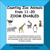 Counting Zoo Animals 11-20 Fun ZOOM ENABLED Audio/Visual P
