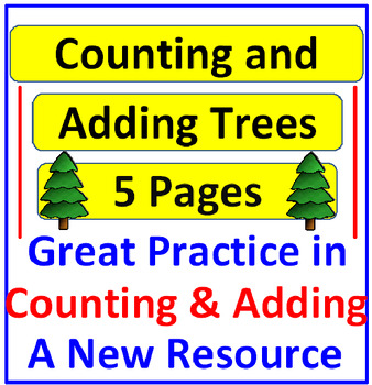 Preview of Counting and Adding Trees (5 Pages)