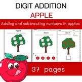 Counting and Adding apple numbers - Kindergarten and Grade