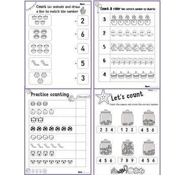 Counting and Addition worksheet numbers from 1-20 by Book time1 | TPT