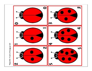 counting and addtion math center ladybug math by debbie biggane