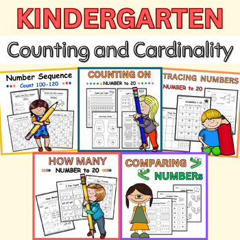Preview of Counting and Cardinality Bundle - Kindergarten Math