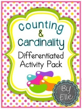 Preview of Counting and Cardinality - Differentiated Activity Pack {Common Core Aligned}