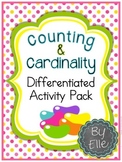 Counting and Cardinality - Differentiated Activity Pack {C