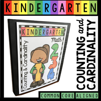 Preview of Counting and Cardinality - Kindergarten Math Unit - Worksheets - Math Centers