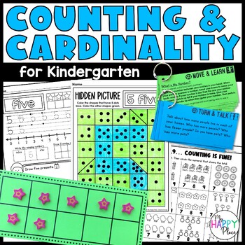Preview of Kindergarten Math – Numbers 1-10 – Counting and Cardinality Worksheets and More!