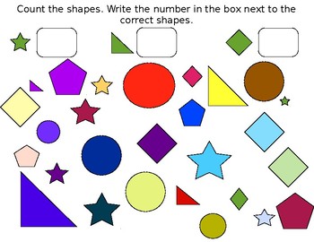 Preview of Counting and Categorizing Shapes