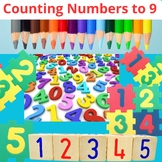 Counting and Coloring Numbers to 9:Collaborative Math Acti