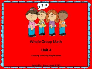 Preview of Counting and Comparing Numbers (Unit 4 and Unit 5)