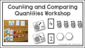 counting and comparing quantities by erika deane tpt