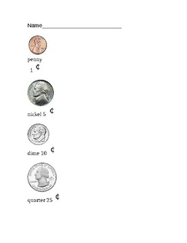 counting coins and drawing coins teaching resources tpt