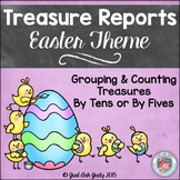 Counting and Grouping by Tens or Fives- Easter Themed Trea