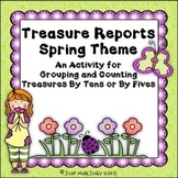 Spring Theme FREEBIE Counting and Grouping by Tens or Five