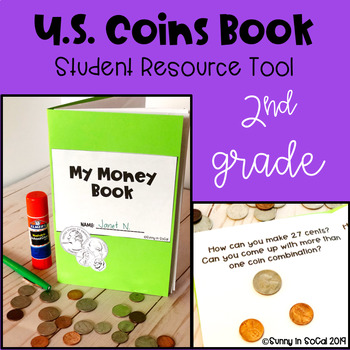 Preview of Counting and Identifying Coins Book 2nd Grade