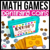 Counting and Identifying Coins Math Games