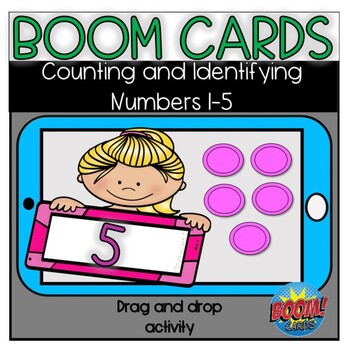 Preview of Counting and Identifying Numbers 1-5.