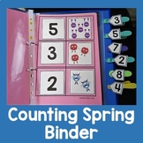 Counting and Numbers  1-10 Spring Binder