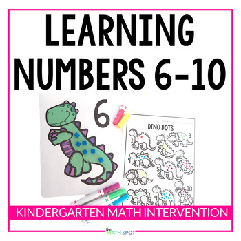 Preview of Counting and Numbers to 10 Kindergarten Math Intervention Unit