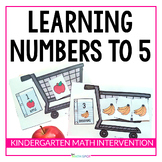 Counting and Numbers to 5 Kindergarten Math Intervention Unit