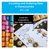 Counting and Ordering Bees in Honeycombs Numbers 1 - 10