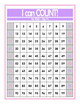 Preview of Counting and Skip Counting Number Grid Resource
