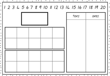 Counting And Subitising Cards - 1-20 Freebie By Ms K's Kreations