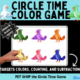 Counting and Subtracting Bird Color Game for Circle Time c