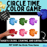 Counting and Subtracting Fish Color Game for Circle Time c