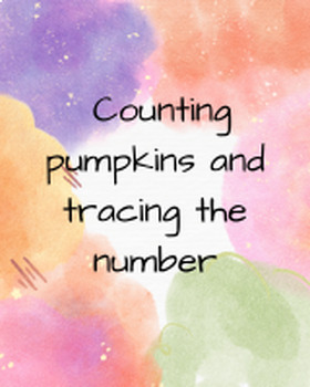 Preview of Counting and Tracing Pumpkins