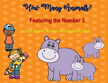 Preview of Counting and Tracing the Number 3