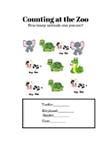 Counting at the Zoo Worksheet | Counting Worksheet