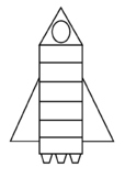 Counting backwards rocket template