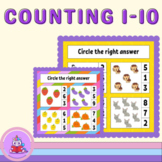 Counting by 10s/ How many? counting 1-10