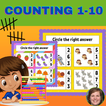 Preview of Counting by 10s/ How many? counting 1-10