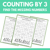 Counting by 3-Find the missing numbers