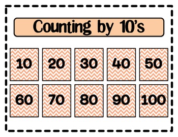 Counting By 10's Posters & Worksheets | Teachers Pay Teachers