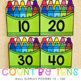 Counting by Tens Crayon Wall Display