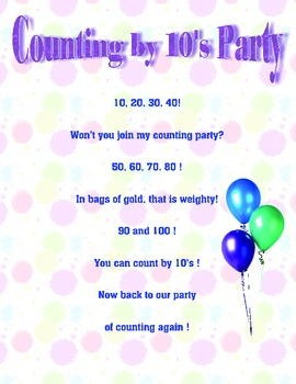 Counting by Ten's Party by LexiCow | TPT