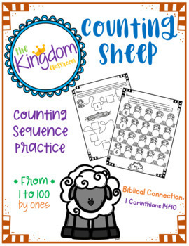 Preview of Counting by ones 1 thru 100 : Counting Sheep