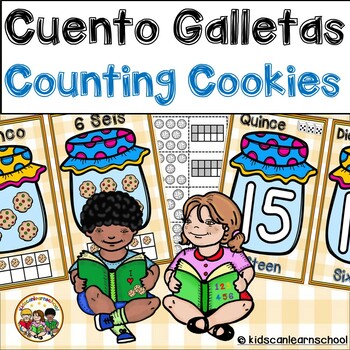 Preview of Counting cookies- Cuento galletas