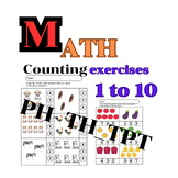 Counting exercises 1 to 10