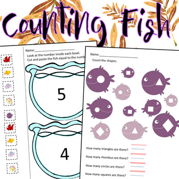 Counting fish! 10 by Dressed In Sheets | Teachers Pay Teachers