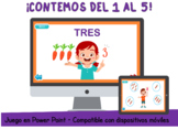 Counting from 1 to 5 in Spanish / Contemos del 1 al 5 en español