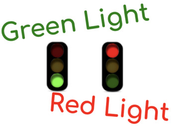 Preview of Counting from Any Number - Green Light, Red Light Fluency