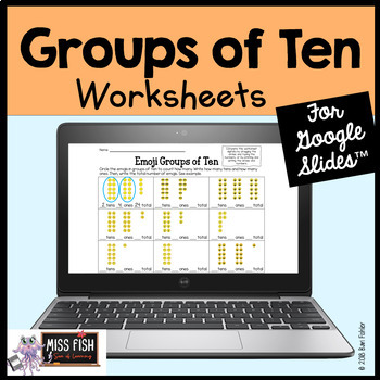 Preview of Counting Worksheets [for Google Slides™]