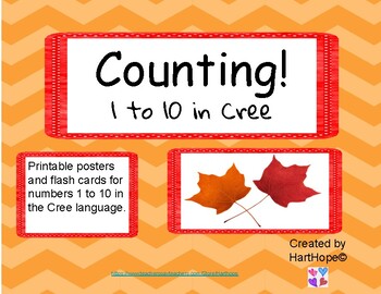 Preview of Counting in Cree 1 to 10