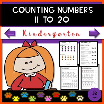 Preview of Counting Number 11 to 20 Worksheets