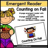 Counting on Fall Emergent Reader Independent Reading Mini Book