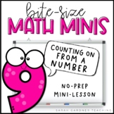 Counting on From a Number | Math Mini-Lesson | PowerPoint 