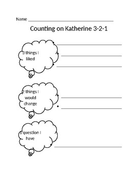 Preview of Counting on Katherine